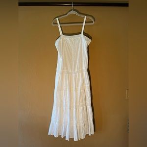 Soho Clothing Company Sundress ☀️👗 White 🤍 Cotton Size Large